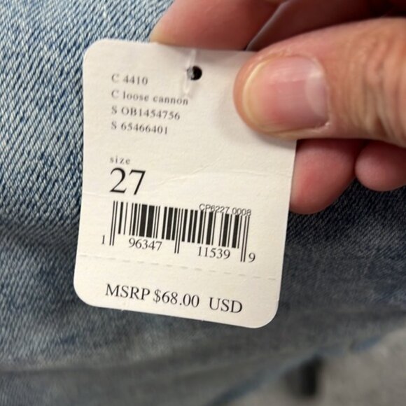 Free People Maggie Distressed denim jean shorts light stone blue high waisted - Picture 9 of 10